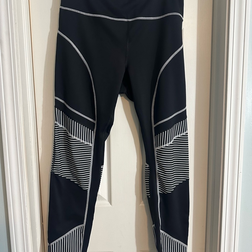 Fila Black and White Leggings